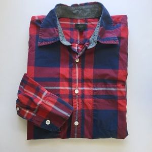 J Crew Tartan Button Down